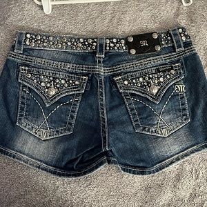Miss Me shorts w/ bling